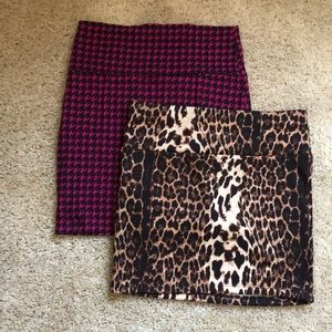 Bundle of 2 forever 21 mini skirts